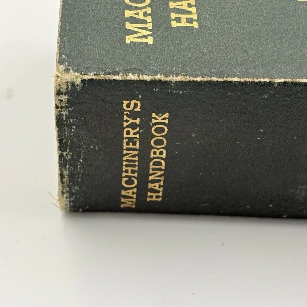 Machinery's Handbook 12th Edition - The Industrial Press - Leather 1944 Indexed